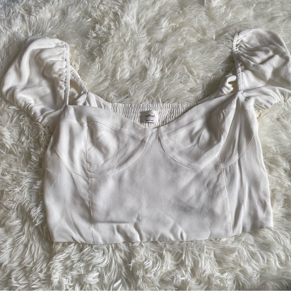 Aritzia Wilfred Novella Cap Sleeve Blouse - Picture 2 of 7